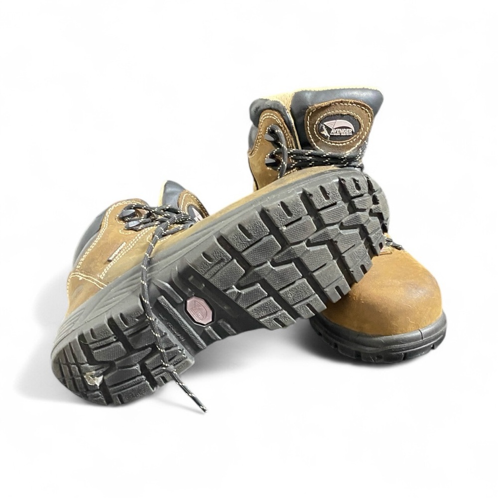 Avenger Brown and Black Combat Boots - Picture 5 of 6